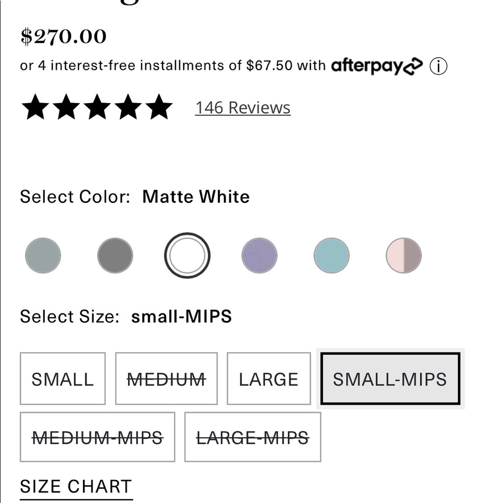 SMITH vantage MIPS matte white helmet
